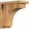 Ekena Millwork Huntington Rough Sawn Corbel w/Backplate, Western Red Cedar, 6"W x 12"D x 12"H COR06X12X12HUN01RWR - alternate 1